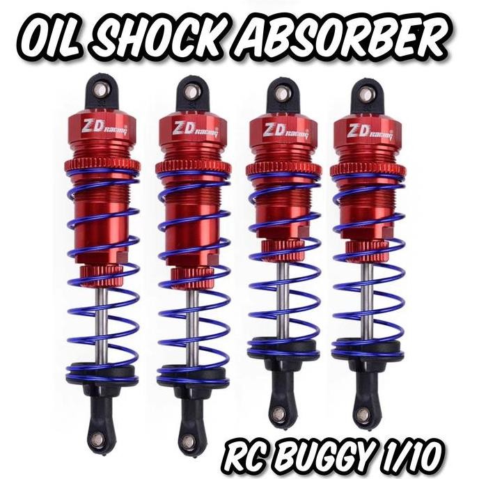 1Pcs Universal Oil Shock Absorber Rc Buggy 1/10 Traxxas Zd Ptg Tamiya Kyoso Truggy Rally