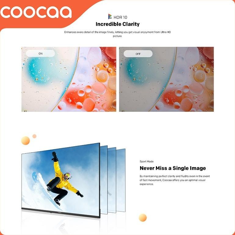 Special Promo [+Bracket] New Coocaa 40 Inch  S3U Plus - Coolita 3.0 - Smart Tv - Youtube/ Prime Vide