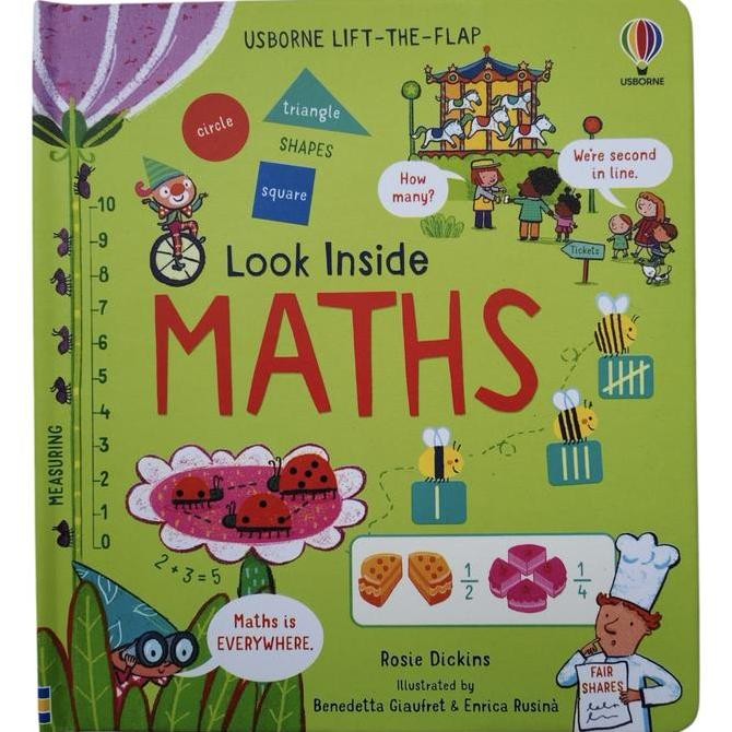 Look Inside Maths Usborne English Book