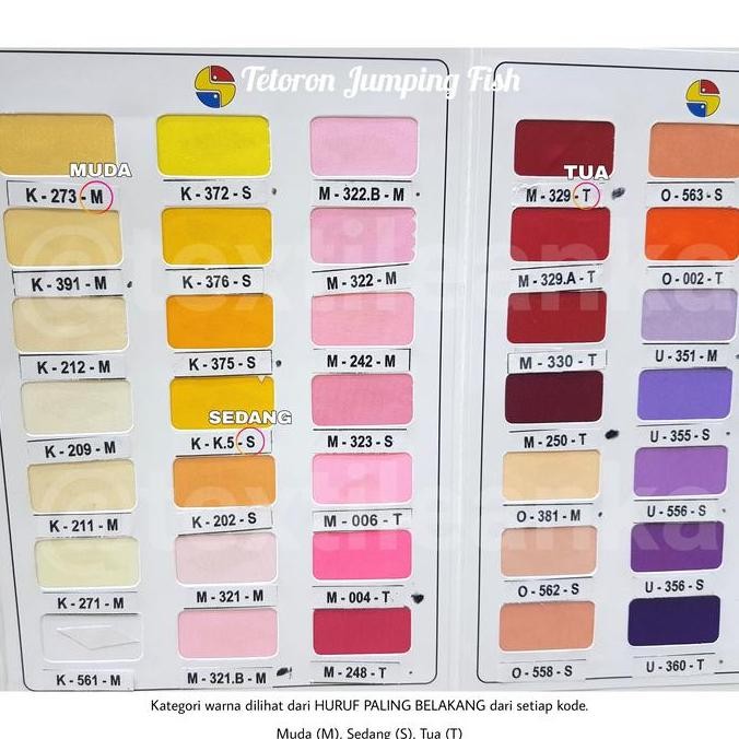 Kain Tetoron Jumping Fish Sariwarna Kain Spanduk Kacu Pramuka Grosir