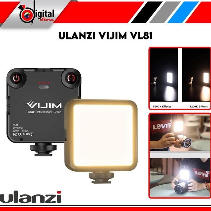 Ulanzi VIJIM VL81 Bi-Color LED Video Light