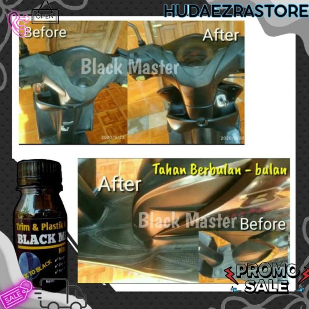 UNIK Zaharume Penghitam Body Permanen Trim Restorer /Dashboard/body motor motor Back to Black master