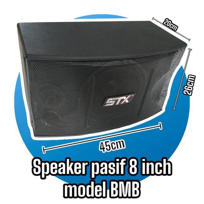 Speaker pasif 10 inch 8 inch murah model BMB custom sepasang