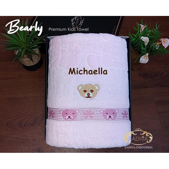 LSS KADO Anak / Baby Born - Hampers Box Set Single Towel - Custom Nama