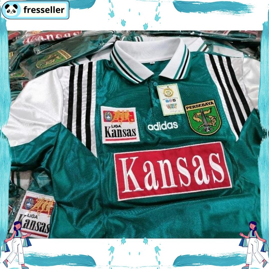 New Jersey Retro Persebaya Kansas MITRE Liga Indonesia
