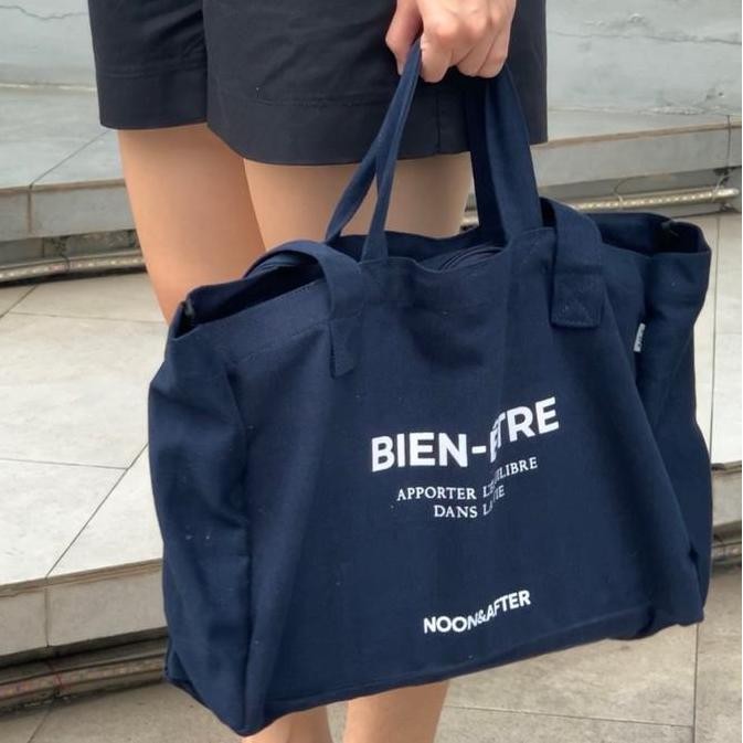 TERBARU - N&A - BIEN-TRE TOTE BAG - Tote Bag Kanvas