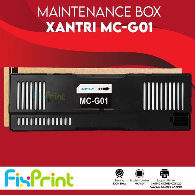PROMO DISKON - Maintenance Box Xantri MC-G01 Kotak Pemeliharaan Pembuangan Tinta MCG01 Compatible Fo