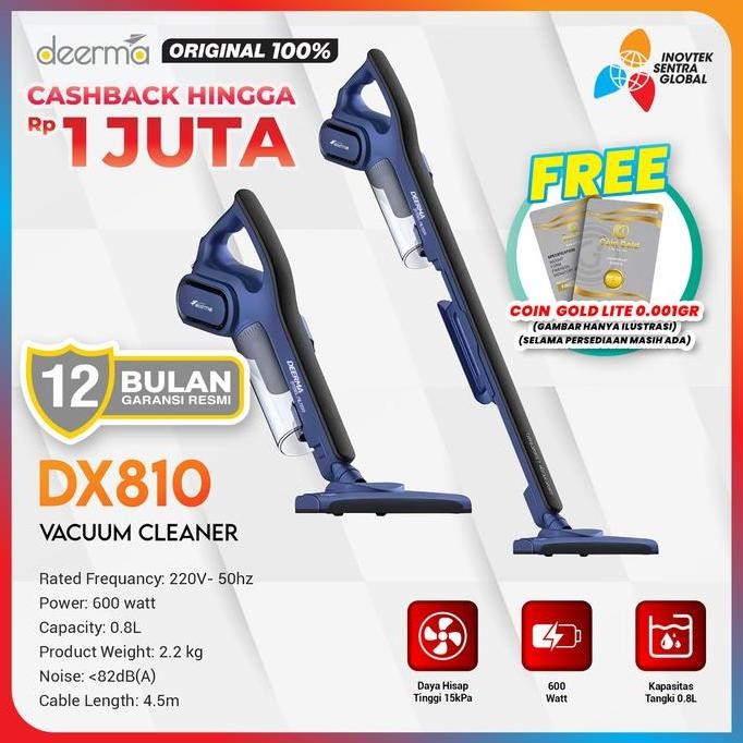 Deerma DX700 / DX700S Vacuum Cleaner - Penyedot Debu