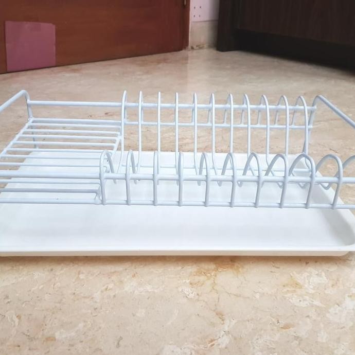 RAK PIRING TATAKAN GELAS KECIL MINI KOS BESI KAWAT PLASTIK STAINLESS