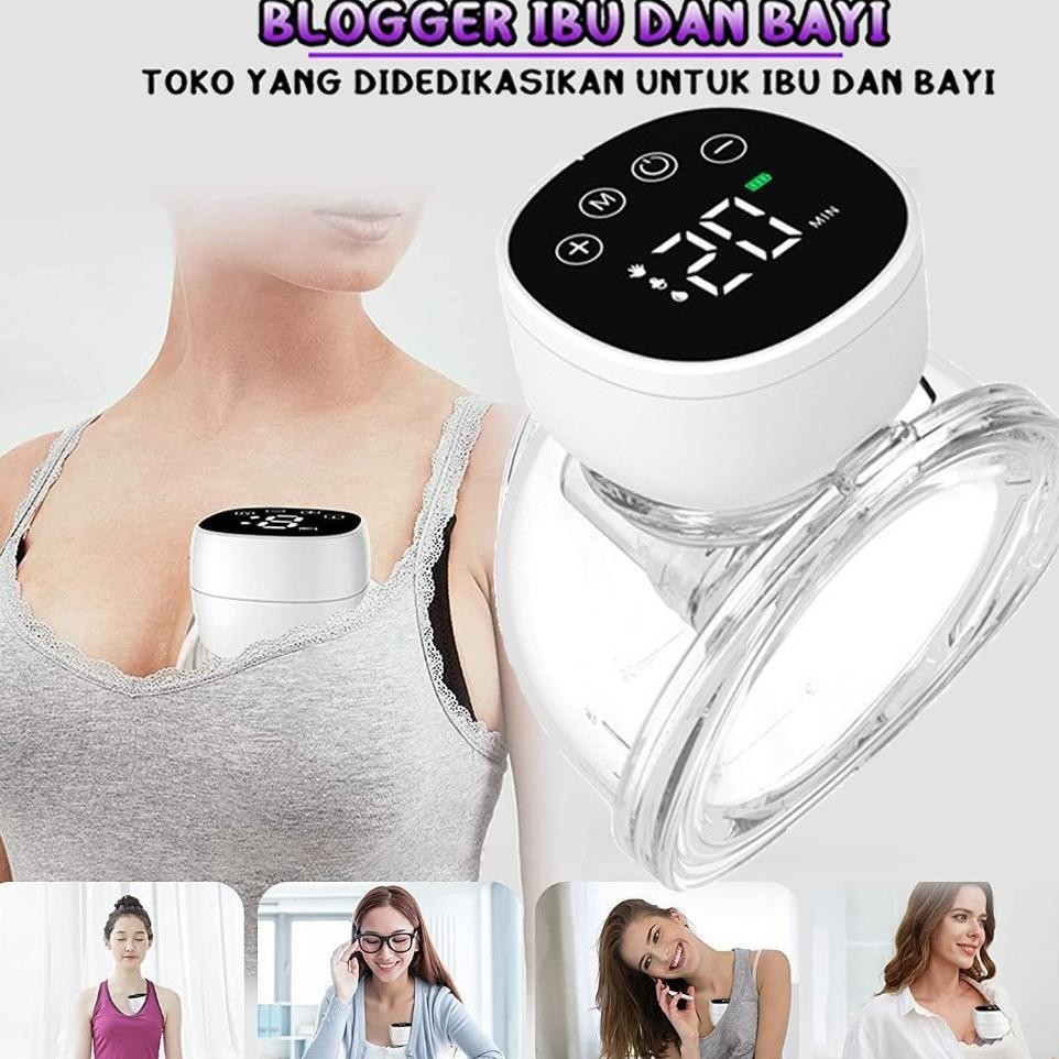 Pompa Asi Electric Pompa Asi Handsfree Wearable Handsfree Wireless Electric Breast Pump Alat Pumping