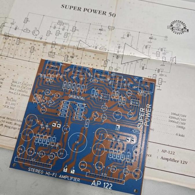 ___] PCB AP122 Super Power 50 / Amplifier `12V