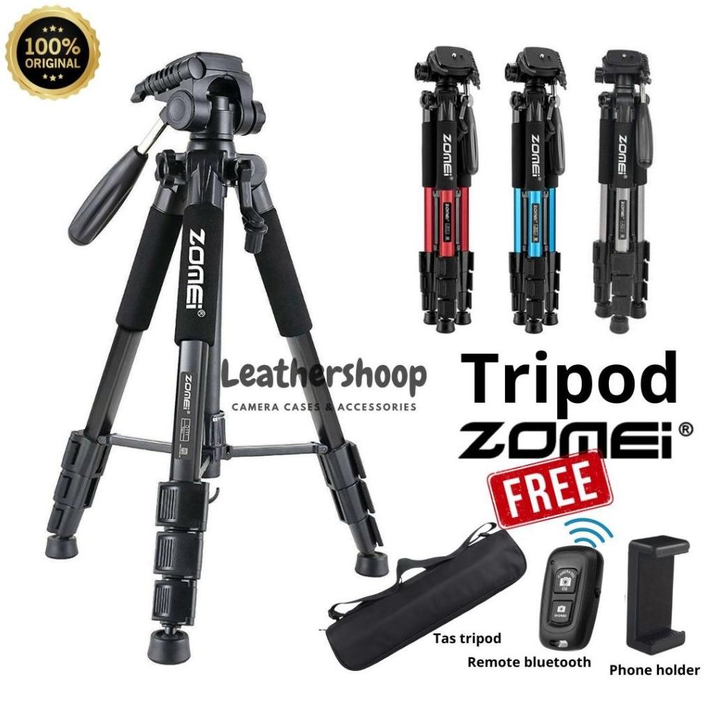 Zomei Profesional Tripod Berkualitas untuk Kamera DSLR Mirorrless & Smartphone