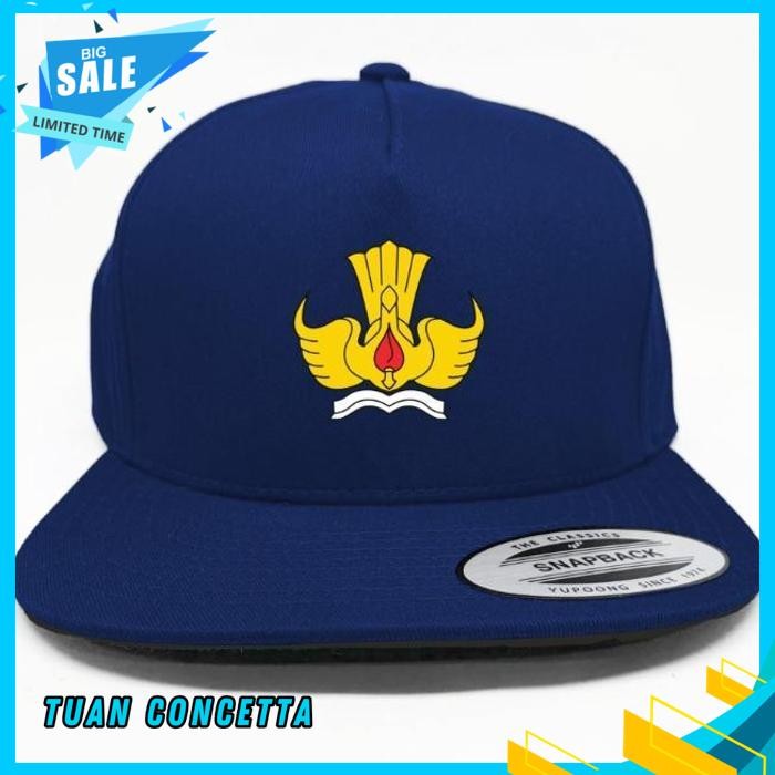 TOPI SNAPBACK HAT CAP DISTRO SD SMP SMA SEKOLAH DASAR MENENGAH PERTAMA ATAS POLOS CUSTOM INDONESIA P