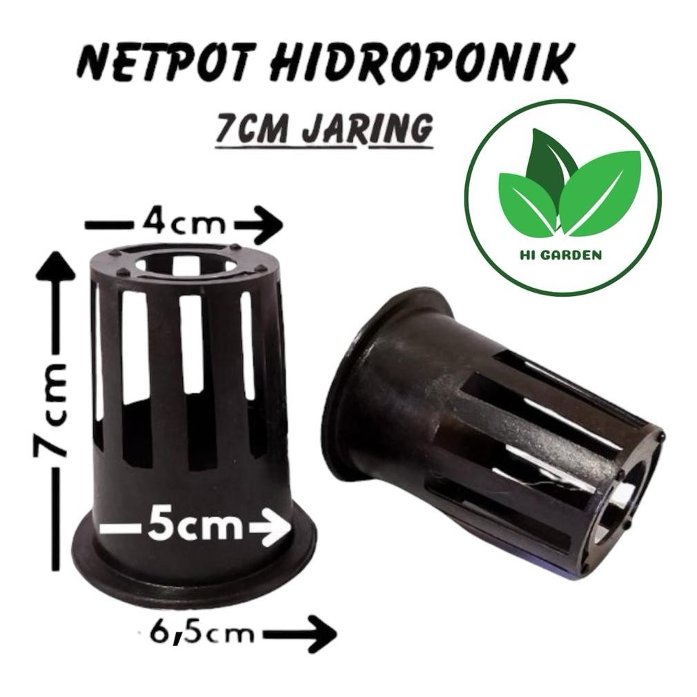 Promo Cod Netpot Hidroponik 7Cm Jaring Tanam Pot Tanaman Hidroponik Plastik ....