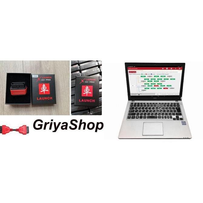 Terbaik Paket Scanner Mobil Launch X431 Pro3 Dbscar 1 Dengan Laptop Siap Pakai 100% Ori