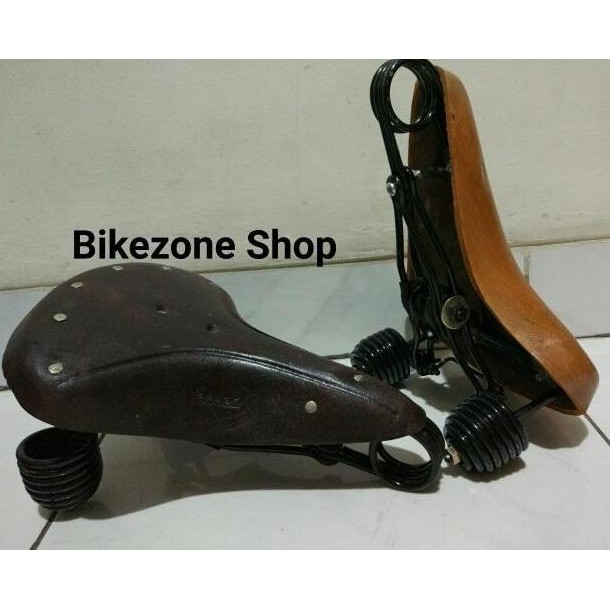 Promo sadel jok sepeda onthel kulit per gulung keong per rapat COD