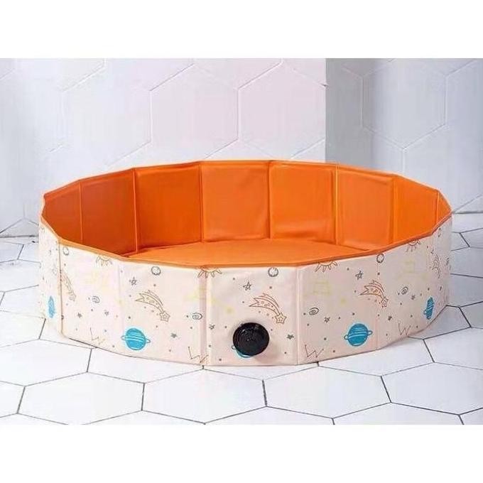 Kolam Renang Mandi Bola Anak Foldable Pool Mat Tanpa Pompa 80cmx20cm / Kolam Lipat Tanpa Pompa