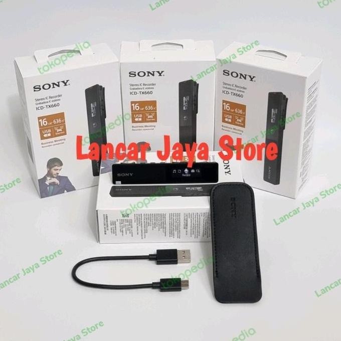 Digital Voice Recorder Sony Icd-Tx650 Original Original