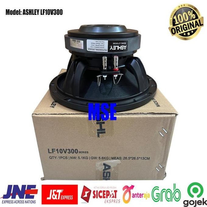 SPEAKER KOMPONEN WOOFER 10 INCH ASHLEY LF10V300 ORIGINAL