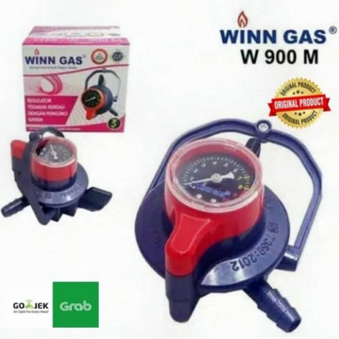 Terbaik Regulator Winn Gas W 900M Double Lock/Regulator Dengan Pengunci Ganda 100% Ori