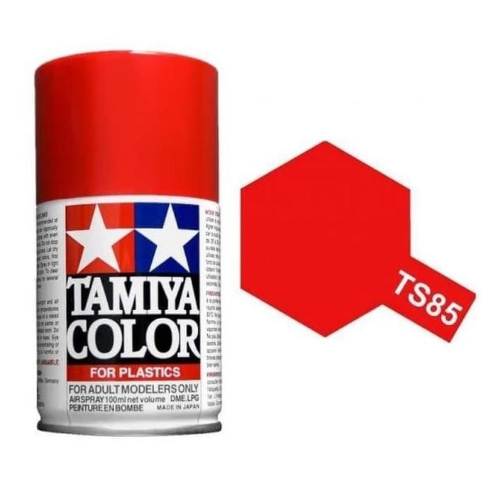 NEW - TAMIYA TS-85 BRIGHT MICA RED FERRARI SPRAY PAINT #TS-85