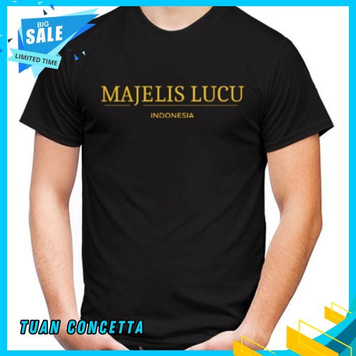 KAOS TSHIRT BAJU OBRAL MURAH COMBED 30 DISTRO MLI MAJELIS LUCU INDONESIA COKI MUSLIM POLOS CUSTOM PR
