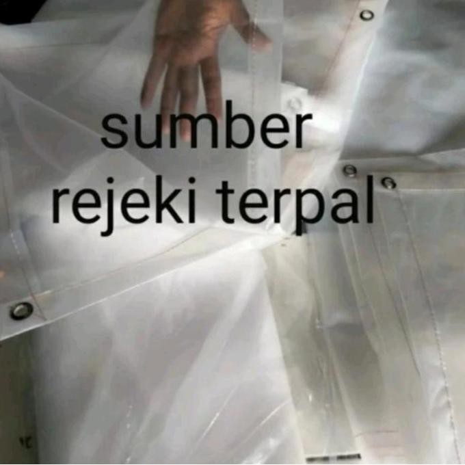PROMO - terpal plastik bening transparan ukuran 4x8