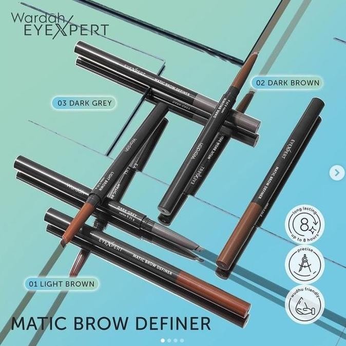 TERLARIS - Wardah EyeXpert Matic Brow Definer - Pensil Alis Matic - Pensil Alis Putar - Eyebrow Wate