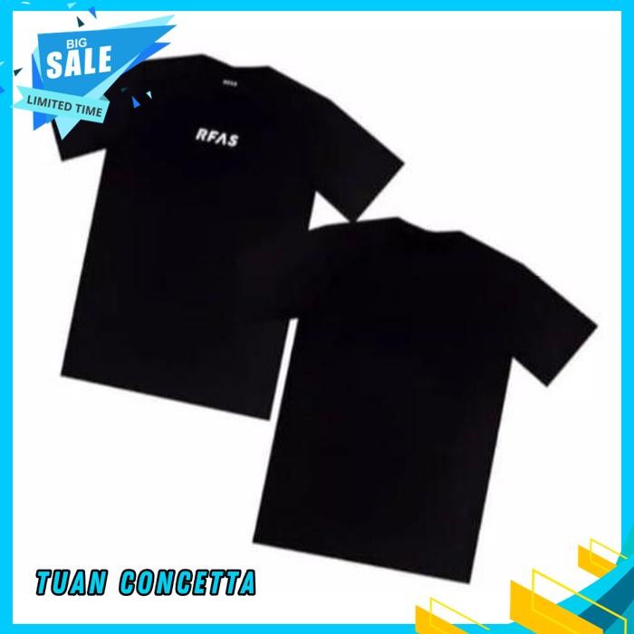 KAOS TSHIRT BAJU OBRAL MURAH COMBED 30S DISTRO RFAS RIZKY FEBIAN RISKY POLOS CUSTOM INDONESIA PRIA W