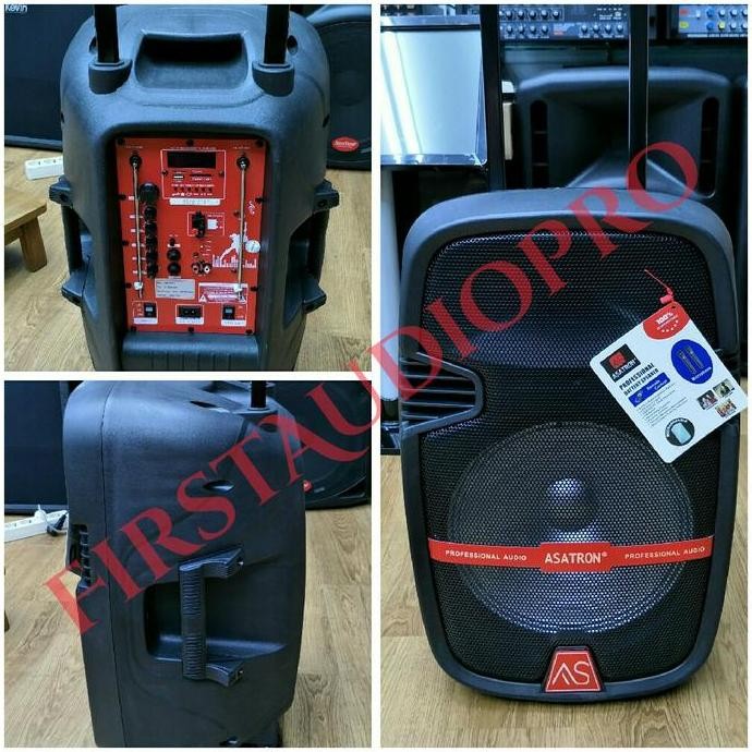 Speaker Portable Wireless Meeting Asatron HT-8870 ( 12 Inch )