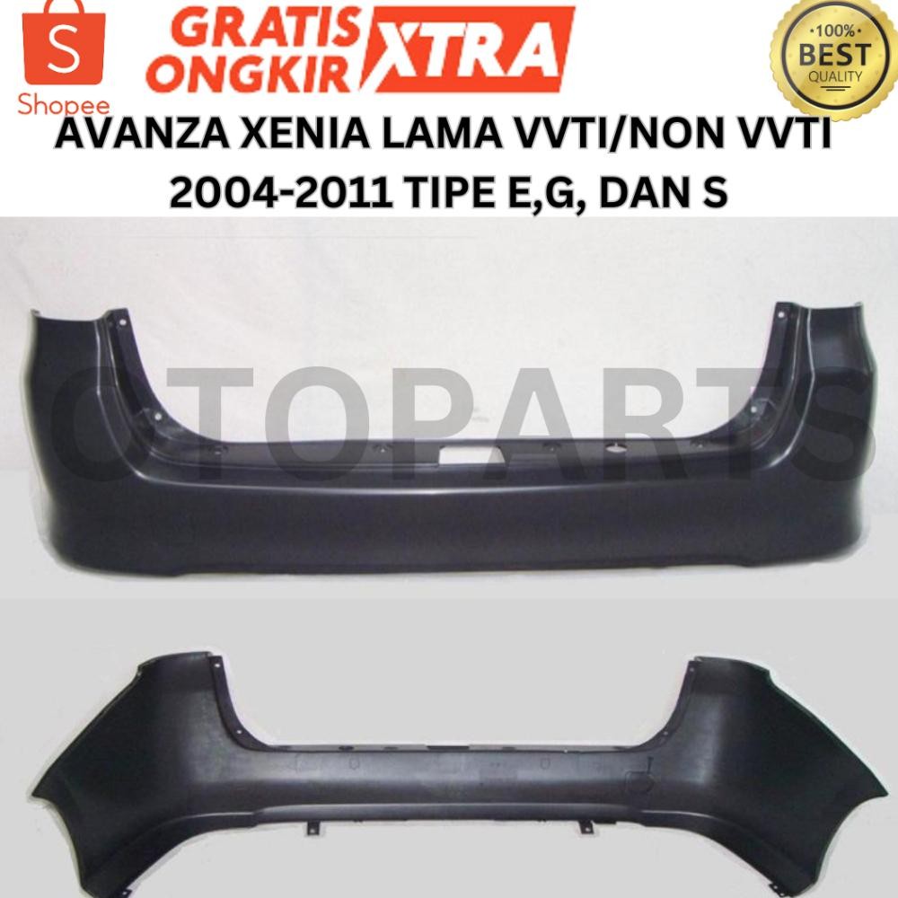 BUMPER BEMPER BELAKANG AVANZA 2004 2005 2006 2007 2008 2009 2010 2011 LAMA VVTI GARANSI BARU IMPORT