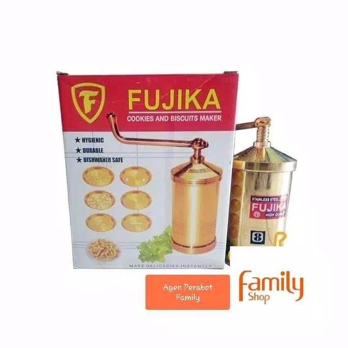 Cetakan Akar Kelapa Stainless / Fujika Biskuit Maker Kuningan Alat Steel Original