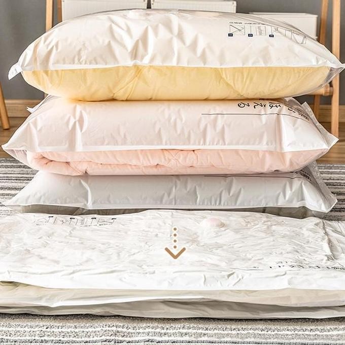 (Expert) Vacum Plastik Bag Pakaian Selimut Bantal