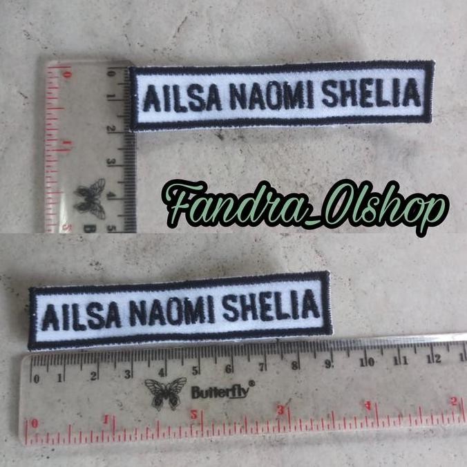 (Expert) Bordir Nama untuk Seragam Sekolah / Seragam Pramuka.