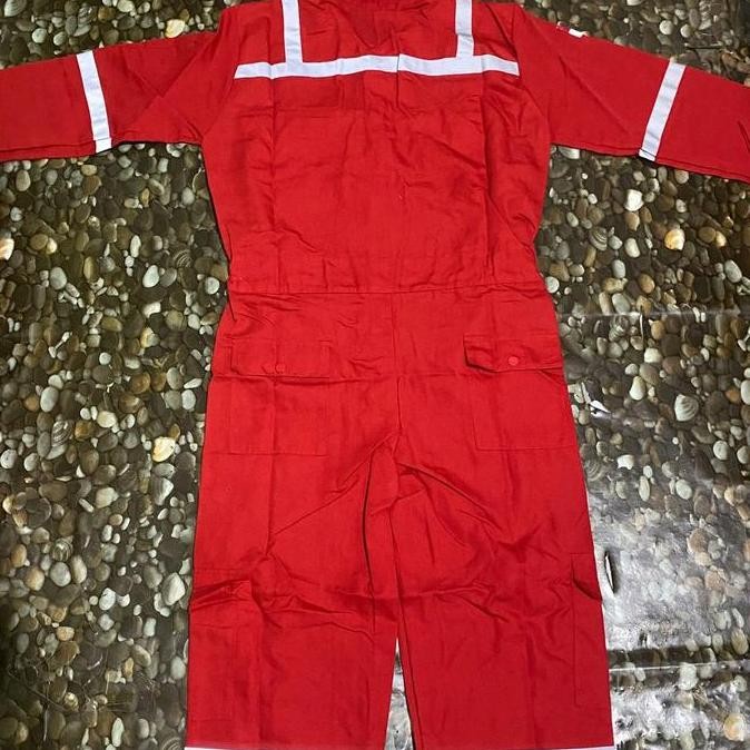 WEARPACK MERAH WEARPACK COVERALL WEARPACK PERTAMINA WEARPACK MIGAS BAJU SAFETY BAJU PROYEK