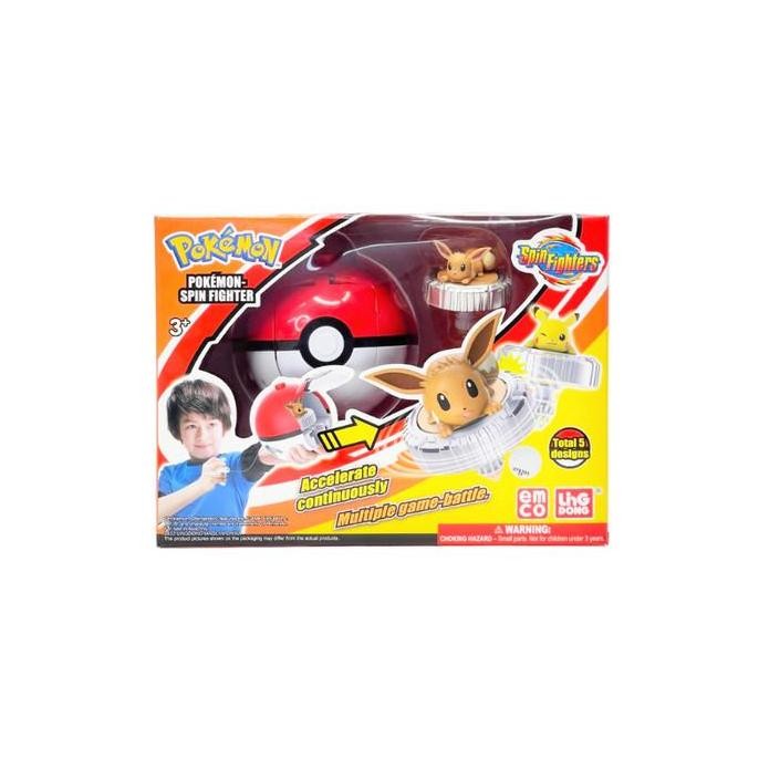 Mainan Pokemon Spin Fighter Eevee Toys - Model Terbaru