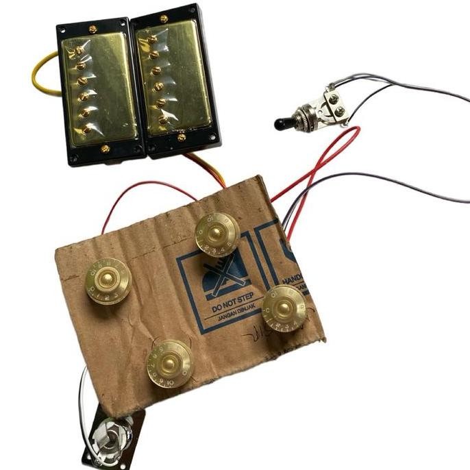 Set Wiring Pick Up Gitar Elektrik Gibson Hollow/Les Paul Humbucker
