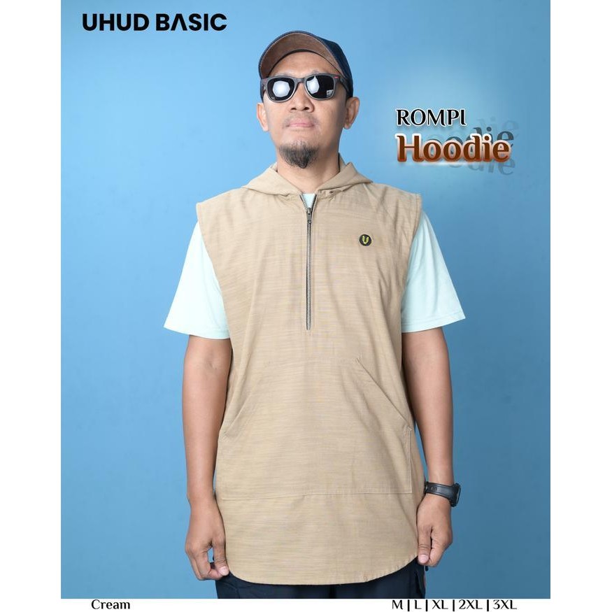 TERBARU Uhud Basic - Rompi Hoodie Rompi Shalat