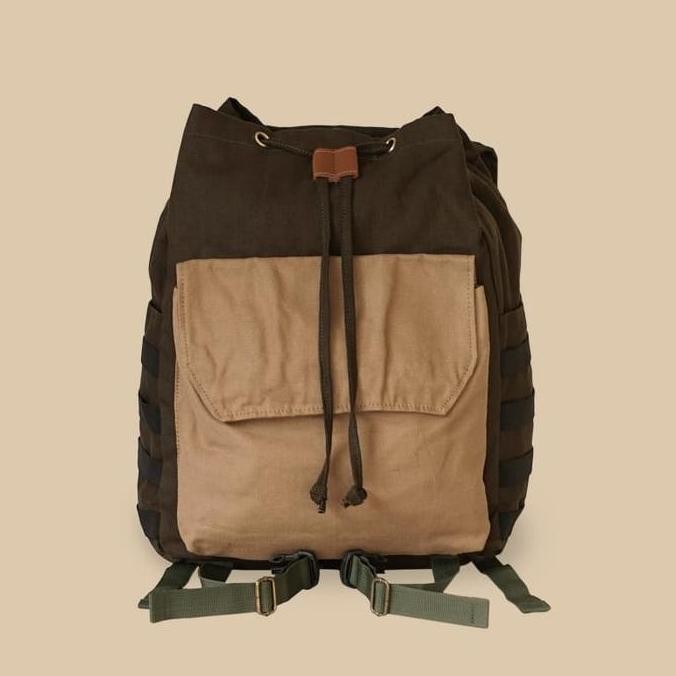 Tas Ransel Canvas DIVINCES - Circle Series
