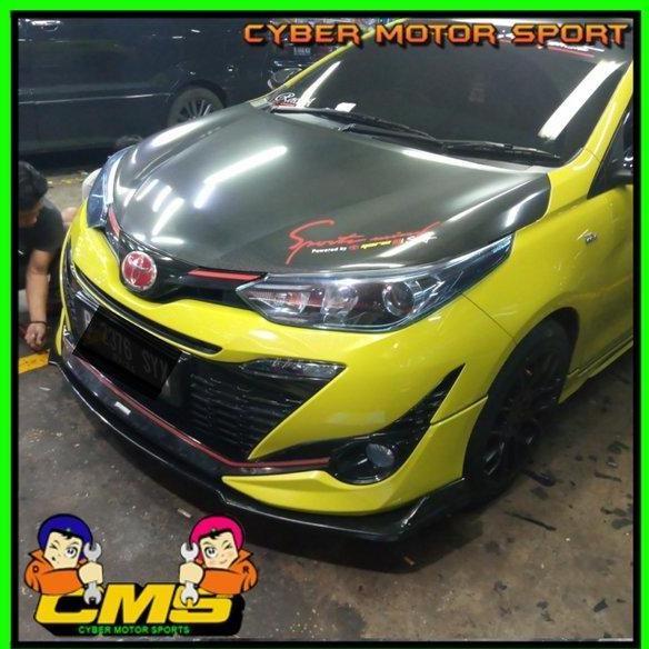 Lips bumper depan yaris . bodykit yaris. front lips bumper toyota