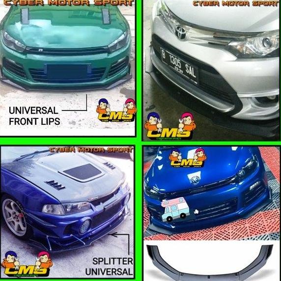 Termurah lips bumper Lancer evo x. Front lips lancer ex. winglet evo 1