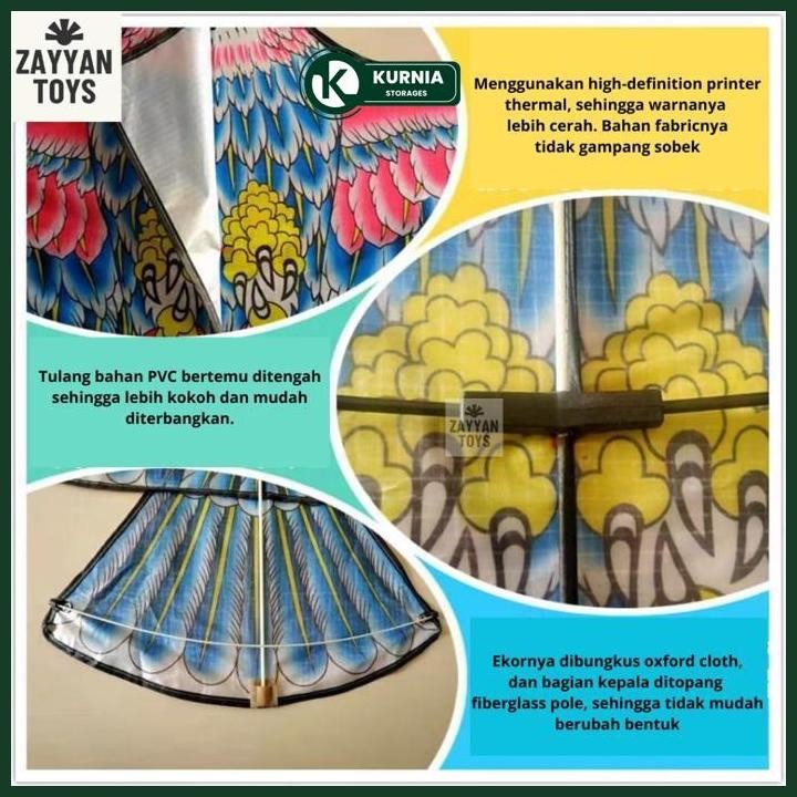 tu-67 gd-90 Layangan Bentuk Burung Elang - Layang 1 Pc Motif Olahraga Outdoor 1.1m Dengan Tali 30m B