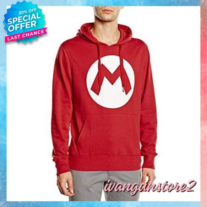 BAHAN BERKUALITAS JAKET HOODIE SWEATER JUMPER DISTRO SUPER MARIO BROS GAME NINTENDO POLOS CUSTOM IND