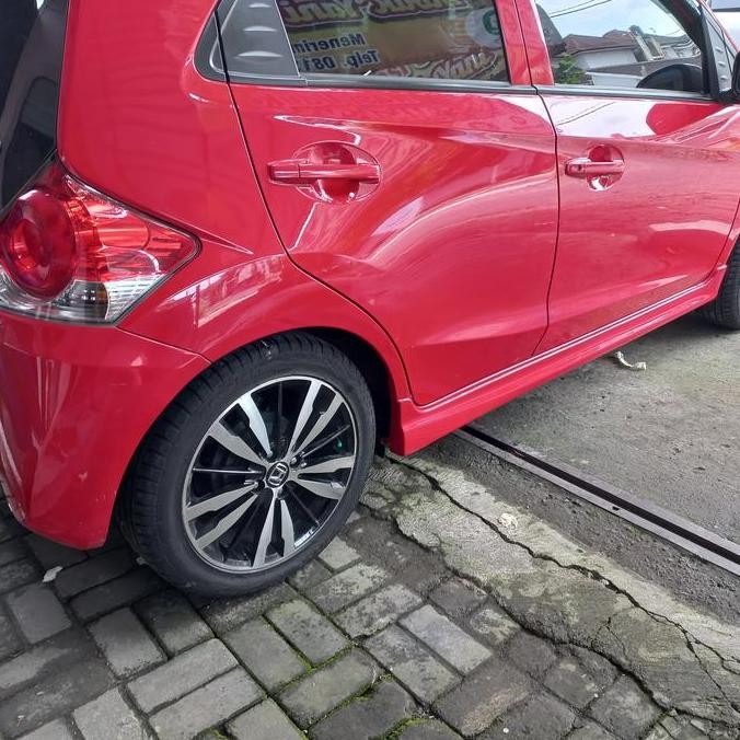 side skirt honda brio old mentah epoksi