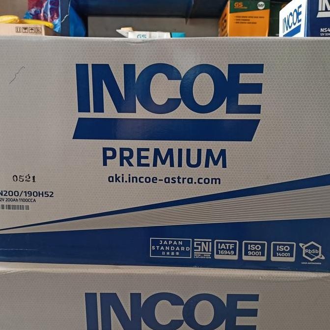 TERMURAH - Aki Kapal/ Aki Genset/ Incoe Premium N200/ 12V200AH