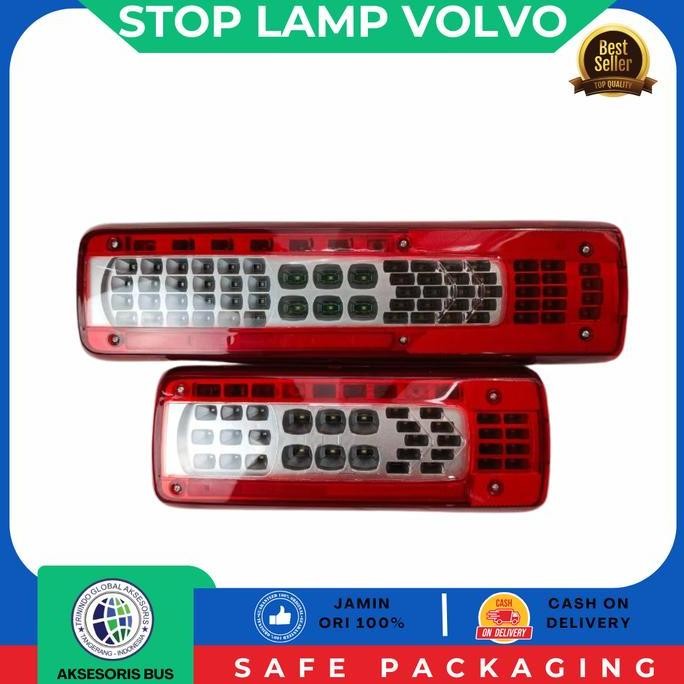 STOP LAMP VOLVO/STOP LAMP TRUCK VOLVO PENDEK & PANJANG L-R INCLUDE SOCKET ORIGINAL DAN TERPERCAYA