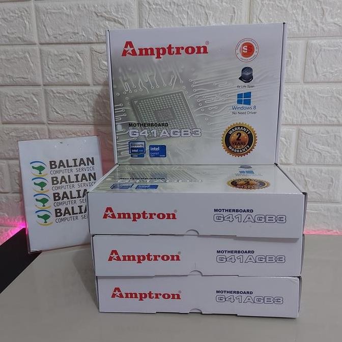 TERBARU - Motherboard LGA 775 ddr3 amtron G41 garansi 2 tahun