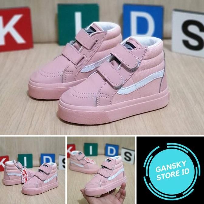 Sepatu Vans Sk8 Anak Cewek Premium High Quality Sepatu Vans Pink Anak