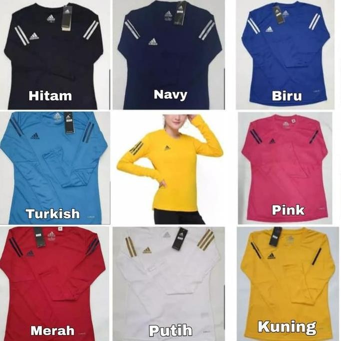 Baju Olahraga Lengan Panjang Wanita Lari Running Muslim Hijab Jilbab