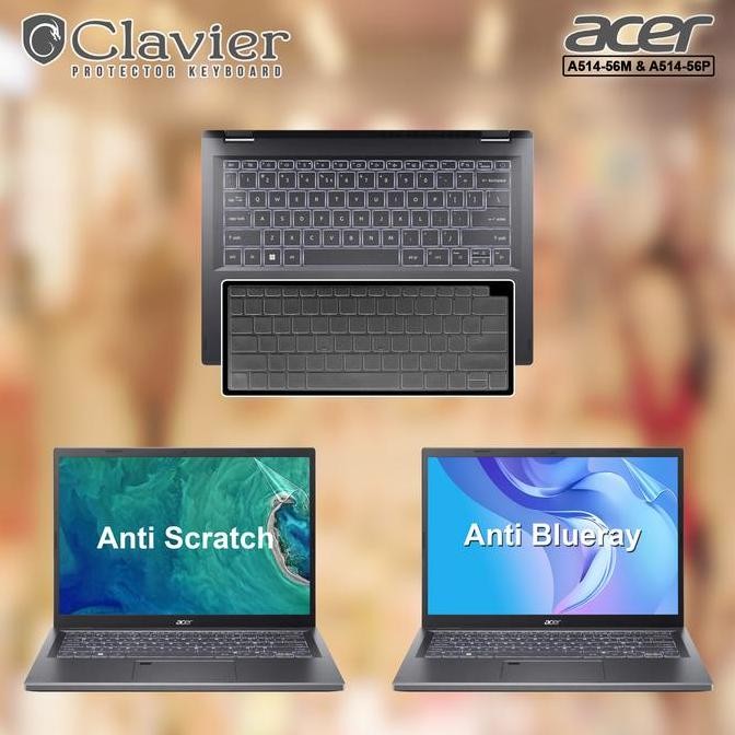 TERBARU - Keyboard Screen Protector Garskin Laptop Acer Aspire 5 A514-56P-57Q8